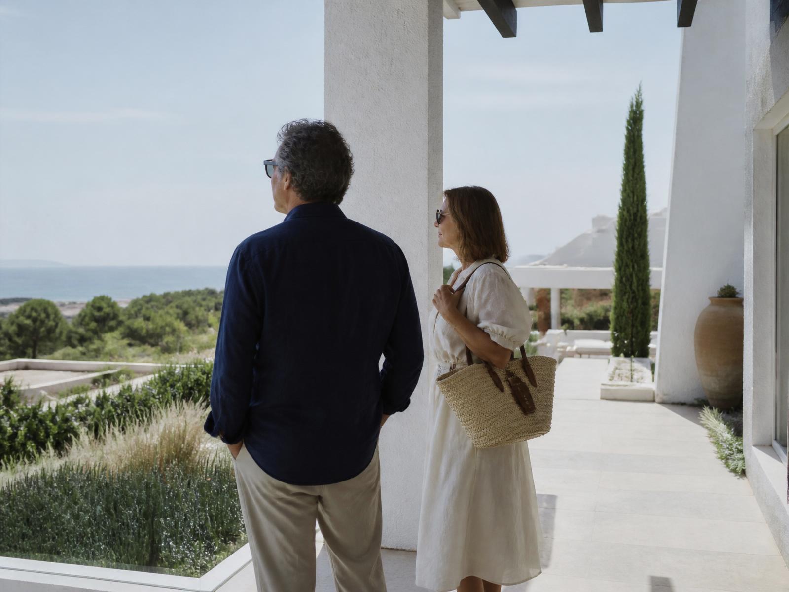 International buyers visiting an Algarve property